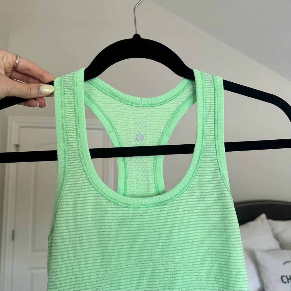 Lululemon Athletica Green Racerback Tank Top
